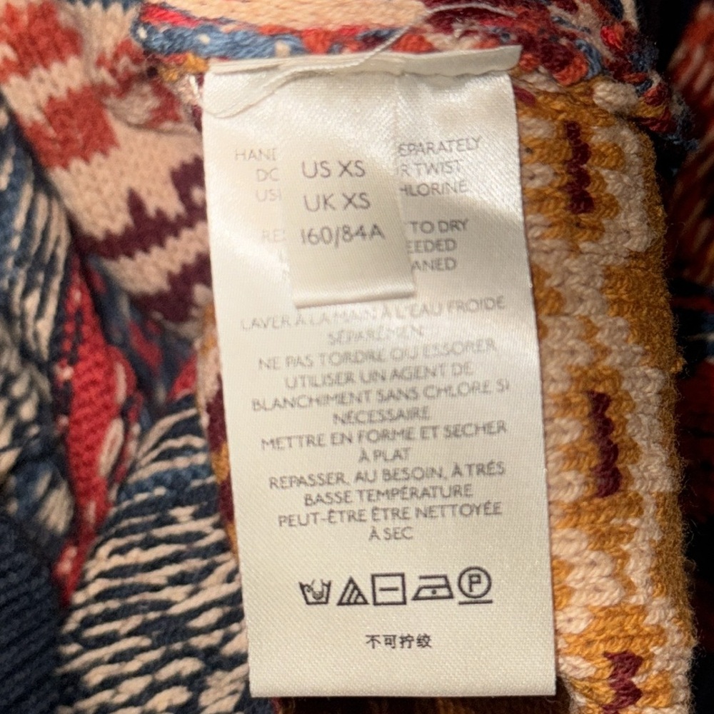 Free People Taos sweater mini dress size XS - Picture 6 of 6